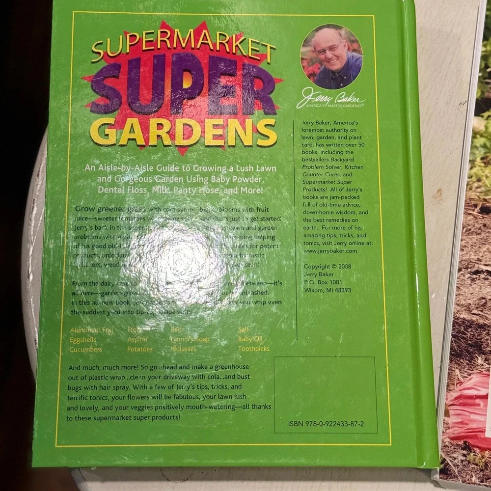 Jerry‎ Baker Supermarket Super Gardens Growing Canning Your Own Food Books Lot